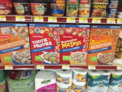 hesitant-pants:jackaloper:thethespacecoyote:I found these off brand cereals and they all sound like weird euphemisms for gay people *straight person voice* is he a…. y’know,.. marshmallow matey  Woah bruh, I just heard that he was a *lowers voice*