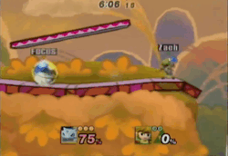 ssbgifs:  freedom-evans:  I didnt even know the third hit spikes.  It’s actually not Toon Links 3rd jab. It’s his down tilt which if sweet spotted spikes but if its sour spotted it sends the opponent upwards.