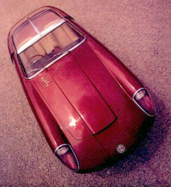 carsthatnevermadeit:  Alfa Romeo Superflow IV, 1960, by Pininfarina. Finally the Superflow was converted back to a coupe with a glass roof and a removableÂ â€œtargaâ€style section. Displayed at the 1960 Geneva Motor Show, this version has survived throug