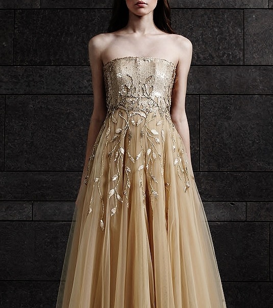 Gold Dress | Dresses, Couture dresses, Strapless dress formal