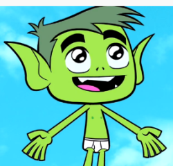From the Teen Titans Go episode Nature where Beast Boy decides he isn’t  close enough to nature anymore, and strips off his suit, and runs into  the woods in his underwear.(Part 2 tomorrow)