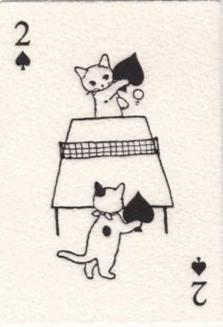 delicatuscii-wasbella102:   Two of Spades ~ Japanese playing card  