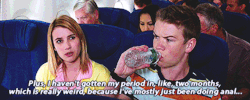 legallyblonde:When the person next to you on an airplane doesn’t realize you’re not their therapist. 