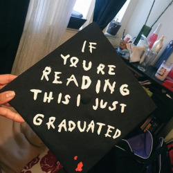 mtvstyle:  when your graduation cap is on point