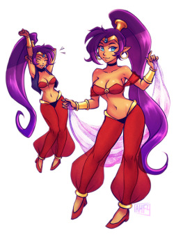 I haven’t had a chance to play the shantae games yet but she’s cute (๑♡⌓♡๑) 