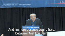 guardian:  Danny DeVito is Feelin’ the Bern “We need you Obi Wan,” DeVito said while presenting Bernie Sanders on Sunday.  See the actor’s full introduction of Sanders at a Missouri rally, over at the Guardian.  