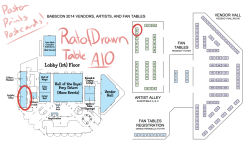 Going to Babscon? Come say hi! I&rsquo;m not in the big Vendor Hall, but on the other side of the building in the Artist Alley, Table A10.  So excited for the con, I&rsquo;m sure it&rsquo;s going to be amazing and I&rsquo;ll meet lots of awesome people!I&
