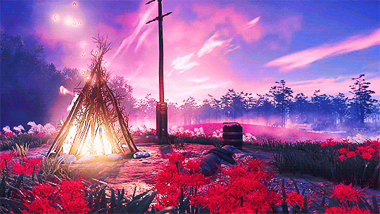 itspapillonnoir:  Ghost of Tsushima ￫ Scenery: Field of the Equinox Flower [2/?]