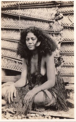 greatgdean:  Vintage Samoan lady 001 by MementoMori-stock 