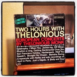 respinit:  Thelonious Monk - Two Hours with Thelonious Monk  #vinyl #vinylcentral #vinylingclub #vinylcommunity #vinylcollection #records #recordcollection #jazz #theloniousmonk #albumcovers #nowplaying