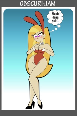 ck-blogs-stuff: Easter: Match Girl’s Bunny Suit Problem by CK-Draws-Stuff  Happy Easter, everyone. And it’s time for my annual Easter Bunny Suits Pinups! Which sadly there’s only 3 this year…goddammit, college BIO and math… Anyway, here’s