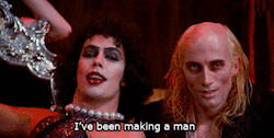 iambettyjean:  I could show you my favorite… obsession. Tim Curry as Frank N. Furter - The Rocky Horror Picture Show (1975) 
