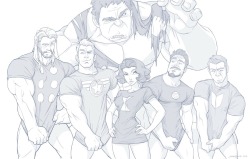 mezaboy:  The Avengers -no undies edition- 😜