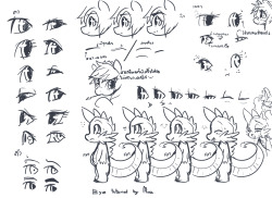 Lot of doodles from last 2 month. XD Also eyes tutorial from me! Sorry I didn&rsquo;t write them in English. ; ;