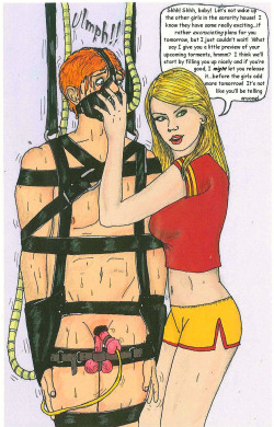 Brutal bondage ballbusting femdom comics