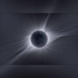 The Big Corona #nasa #apod #sun #corona #atmosphere #totalsolareclipse #solareclipse #gas #magneticfields #moon #solarsystem #space #science #astronomy