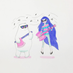 Ice Bear and Marcy about to drop the hottest album ever! 