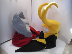 herochan:  Asgardian Brothers Hats and Scarves Created by Ghost-Apple