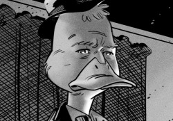 docshaner:  Clip from an abandoned Howard the Duck sketch this morning. I envy the hell out of Joe Quinones having such a handle on this character because it’s much harder than it looks.