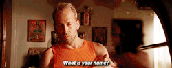 pizzaotter:  taokan:   thelindsaytuggey:  : Do you have a shorter name?  Every time I watch the movie (which is probably way too much), I swoon a bit when Bruce Willis says, “LeeLoo” like it’s the most beautiful name he’s ever heard.  #corbin