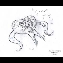 andybialk:  2003 Octopus Monster poseB for Craig McCracken’s #powerpuffgirls #cartoonnetwork #andybialk #andybialkart #kaiju
