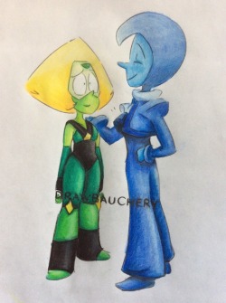 Since I love your Peri in her enhancers and the Zircon AU is adorable, I couldn’t help myself here. It’s not as polished as digital art, but I hope my pencils are just as acceptable. Thanks for all you draw!(thelittleclodthatcould)ooh it’s traditional!!