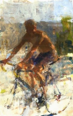 gladtoknowcha:  Jon Redmond, Man on Bike 