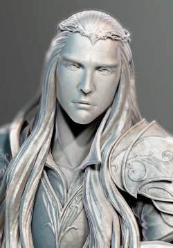 leepacejustawesome3:  helenashin:Hello Evryone !! :)This is Thranduil 3D Bust and my latest 3D Art Work :)Images Size : 699 x 1000  Used Tool : 3DsMax,Zbrush,PhotoshopThank you ~ Have a Good Day :)that is awesome!