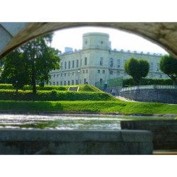 The Grand #Palace at #Gatchina (#Imperial palace) #Russia #travel   *  View from Carp pond &amp; Carp bridge. Palace park 🌲 💧  http://gatchinapalace.ru/en/park/attractions/  http://www.saint-petersburg.com/gatchina/grand-palace.asp  @gatchinapalace_museum