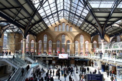 they-hide-in-the-dark:  Liverpool Street Station (Bedlam Asylum) -  Liverpool Street Station is one of the most busy stations in London but it is also built over one of the most famous locations in London’s dark history. Liverpool Street Station stands