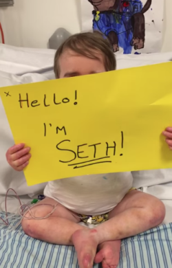 hiilikevideogames:eat-a-wasp-nest:  cashtrapezoid:mashable:#WearYellowforSethSeth Lane, who is from Northamptonshire in England, suffers from Severe Combined Immonudeficiency (SCID) — also known as “bubble boy” disease because the condition requires