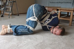 ropetrainkeep:  Once again, I might have overdid it roping this guy, but the devil in me says: if I did, then GOOD!!! K? 