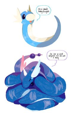 blusteps:baby pokemon dragons i forgot i never posted here!! dragonair and dratini are my fave dragon type pokemons!!