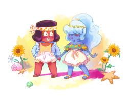 jammehjam:  Rewatching “Steven Universe” with Justin and am in love with how in love Ruby and Sapphire are. 💕 