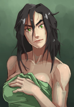 whistlefrog:Daily Bust Day 28 - KuviraAww man… Kuvira with her hair mussed… 10/10 would follow on global conquest.kuvira sthap &gt; //&lt;