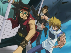 moki240:  kaiba-s-giant-dick:  kaiba-cave:  Best part of the entire Noah arc.  Shiz and Anzu’s ovaries are GONE. Mokuba is just done.  And Yugi. Well. Yugi is flying.   The one time being a small and light comes in handy 