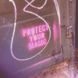 plenilune:  inspirational message or paranoid sorcerers? #nyc #graffiti
