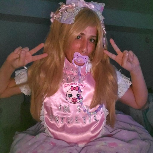 patheticdiapersissybaby: No matter what lies i tell myself I always end up back in diapers and the most pathetic sissy baby clothes ever. I am never happier than when im caged , diapered and in frilly sissy baby 👶 clothes. 