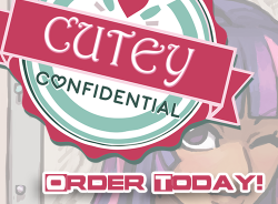 confidentially-cute:  *✲ﾟ*｡✧  Cutey Confidential 2015 is now on sale! *✲ﾟ*｡✧   Selected from the annals of the first 3 editions of My Little Sweetheart, 15 artists were assembled to bring you 15 pictures of  your favorite ponies