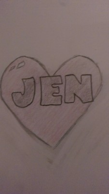 snow-white-and-little-red:  HERE YOU GO JEN IT WAS THE ONLY THING I COULD DRAW  YOU ACTUALLY DREW ME A THING IM SO HAPPY UGHG