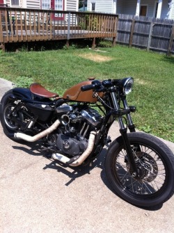 thefiend666:  HD sportster Bobber 