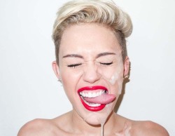 3holes4you:  Miley really is a great role model for all our young girls out there. I don’t think she gets enough credit for turning an entire generation of teen girls into slutty cum receptacles. As you read this, right now there is some boy getting