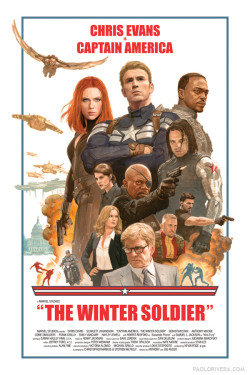 xombiedirge:  Captain America: The Winter Soldier by Paolo Rivera