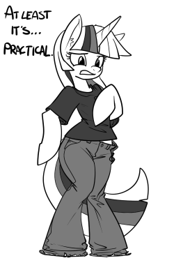 30minchallenge:  kevinsanoposts:  reiduran:  &gt;Draw a pony wearing the clothes you have on right now. Okay  oh my god  You know what this sounds good. Do that. Do the thing. Draw a pony wearing what you’re wearing right now! If you’re feeling adventurou