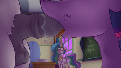marsvenusnsfw:  Twilight’s first oral report. It went well.   A+++