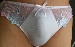 Love this panty! Pretty much perfect. Cotton front panel and lace everywhere else.