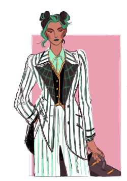 cy-lindric:some rough stuff for an upcoming fashion Jojo thing