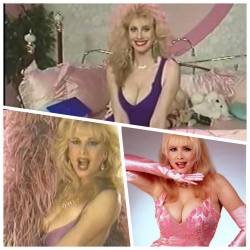 Who here on Friday nights in the 90s after 11pm had one date..and that was with Rhonda Shear @rhondashear watching USA Up all Night???  she would travel around L.A. to  Interview Scream Queens and B movies with humor and skits. It was only place to see