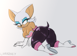 lamarkey:   stoicsilence replied to your post: rouge the bat tfw u fall over in a blank void (TT_TT) 