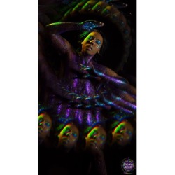 ✨✨✨ @ashaetch ✨✨✨ https://patreon.com/acp3d . . . .  #portrait #model #glitter #trippy #fractalfilters #visionaryart #phillyphotographer